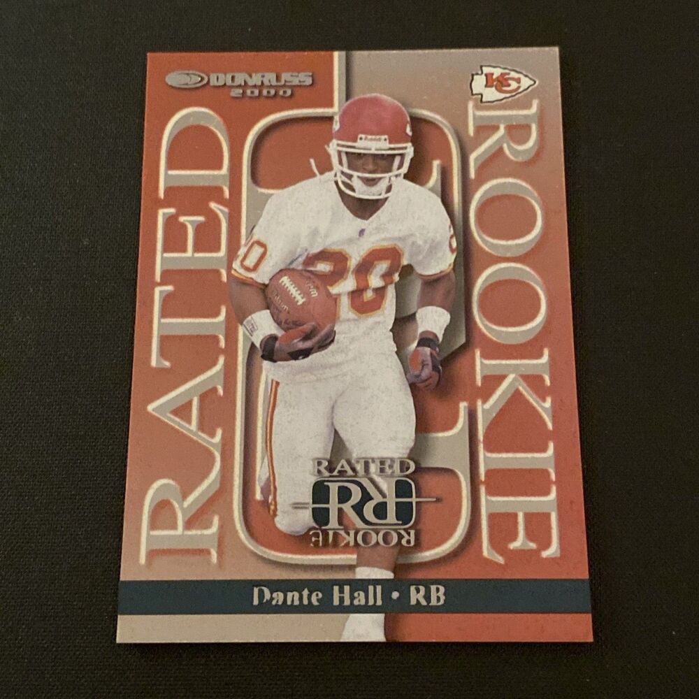 2000 Donruss - Rated Rookies Dante Hall #RR-37 /2500 (RC)